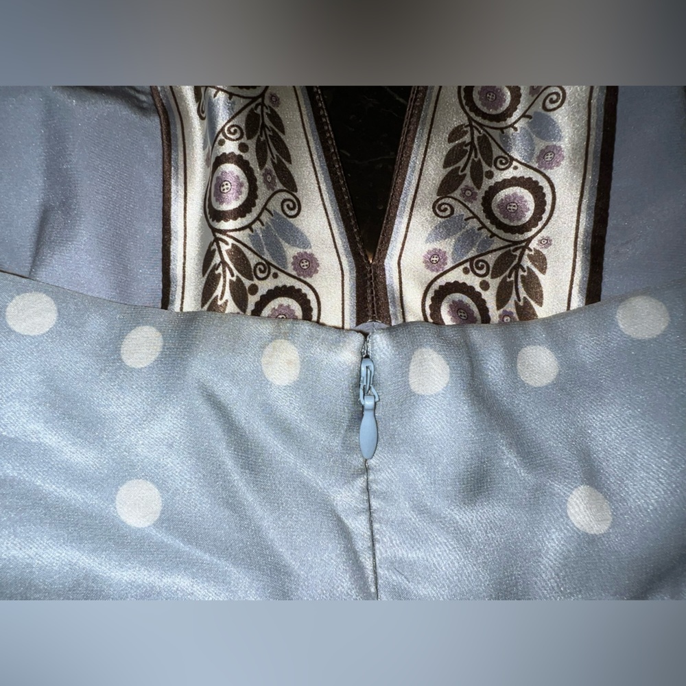 Gorgeous Max Azria BCBG silk halter dress. Worn once. Good condition. Size 10. - Picture 10 of 12